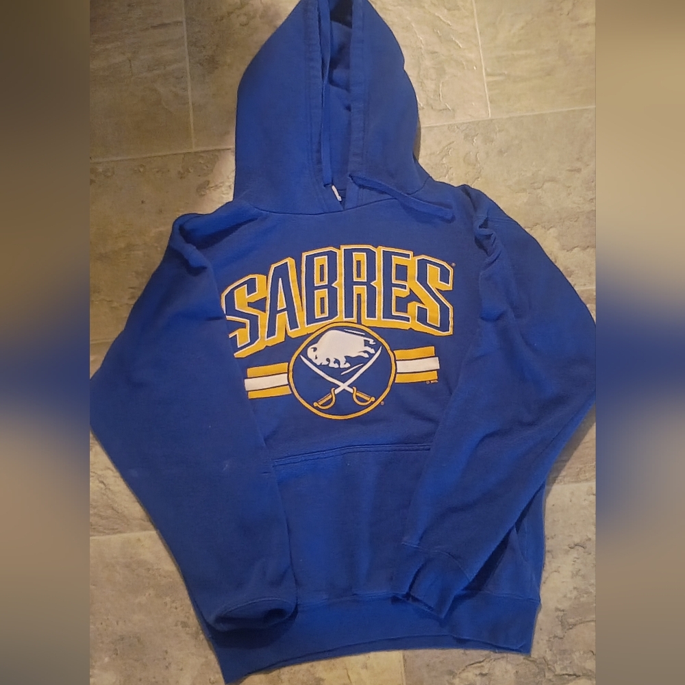 NHL Buffalo Sabres Blue & Gold Hooded Sweatshirt